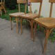 3 chaises de bistrot Bauman