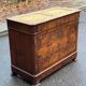 Commode vintage Louis Philippe en noyer massif du 19ème