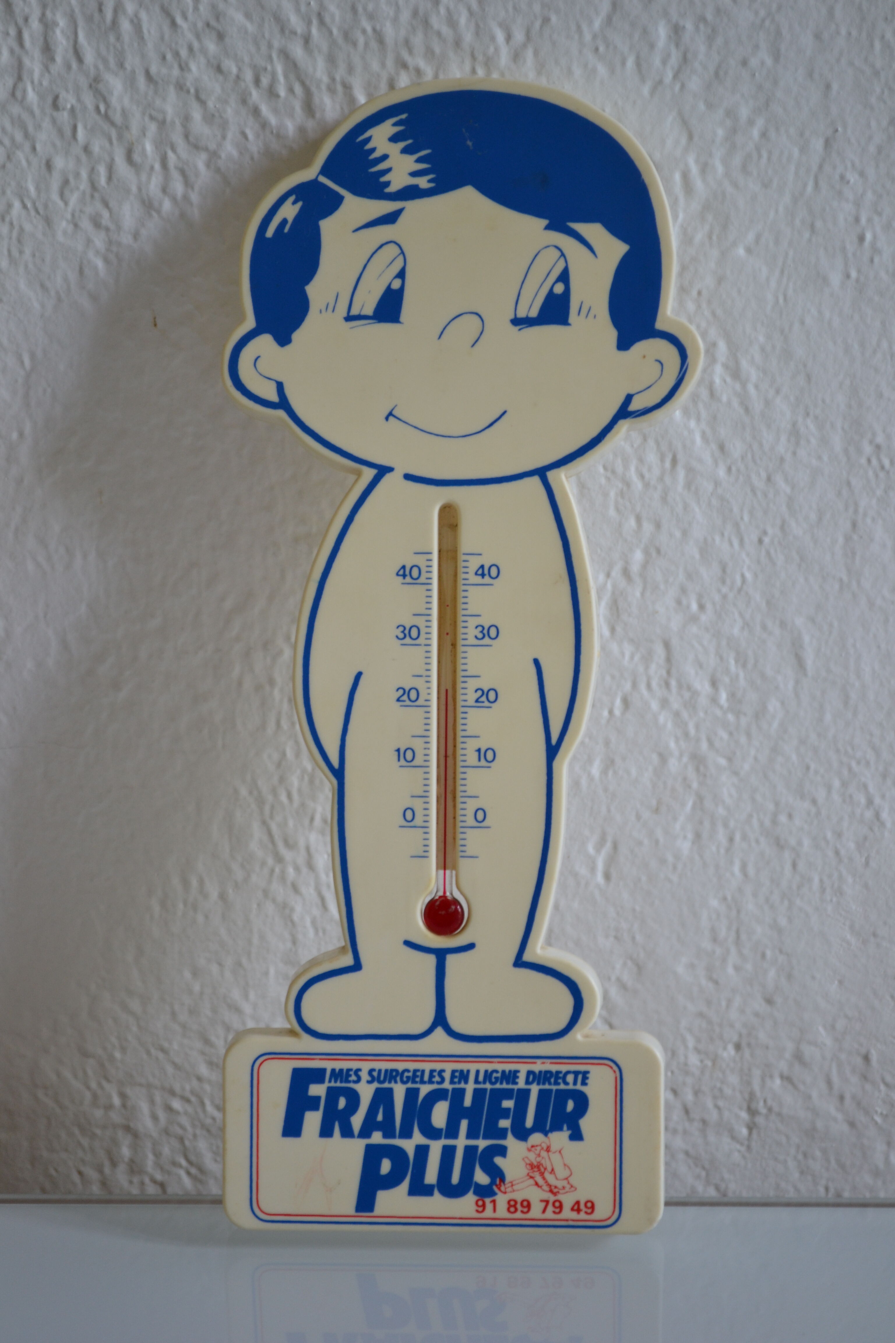 Vintage advertising thermometer