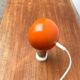 Mid-century space age magnetic clamp table or shelf lamp from the 1960s.