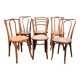 6 chaises bistrot Mundus Fischel et Baumann