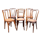 6 chaises bistrot Mundus Fischel et Baumann