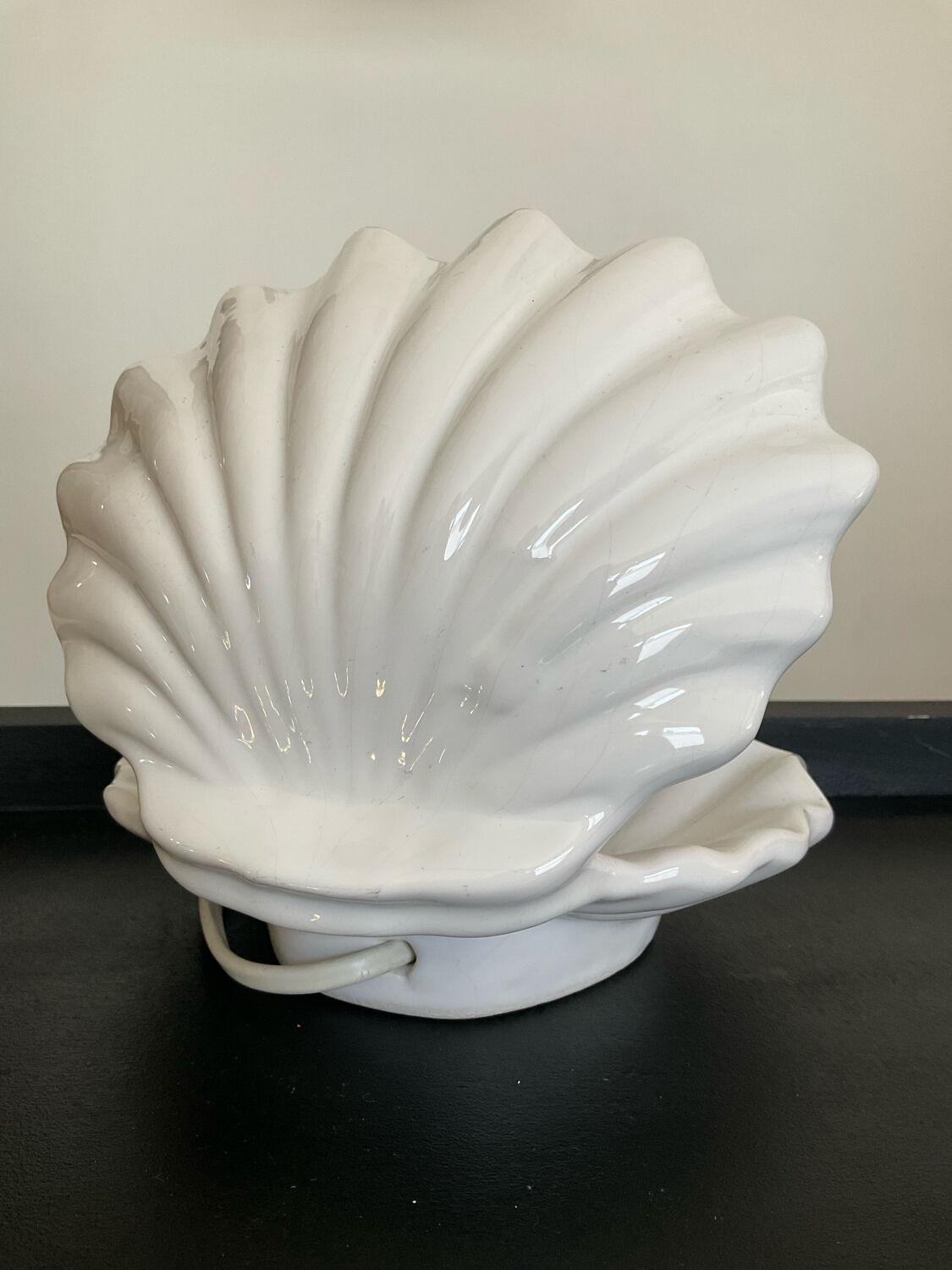 Vintage shell lamp 70s-80s