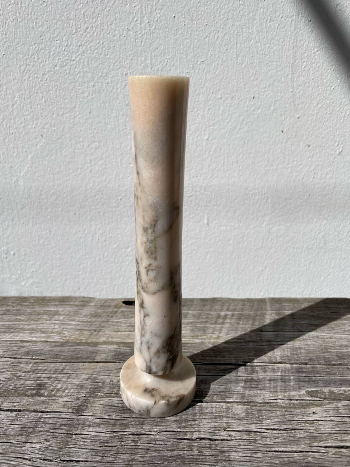 Vase marbre rose 1980
