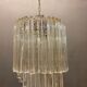Italian murano prism spiral chandelier