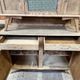 Small vintage wooden kitchen buffet from the 1960s.