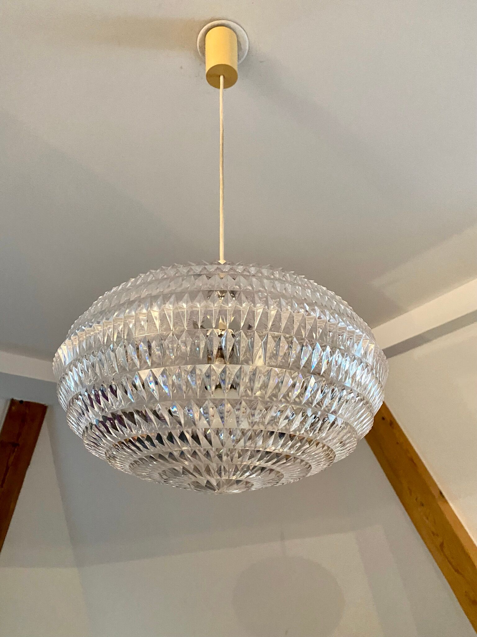 Old Diamond suspension lamp by Aloys Gangkofner Germany