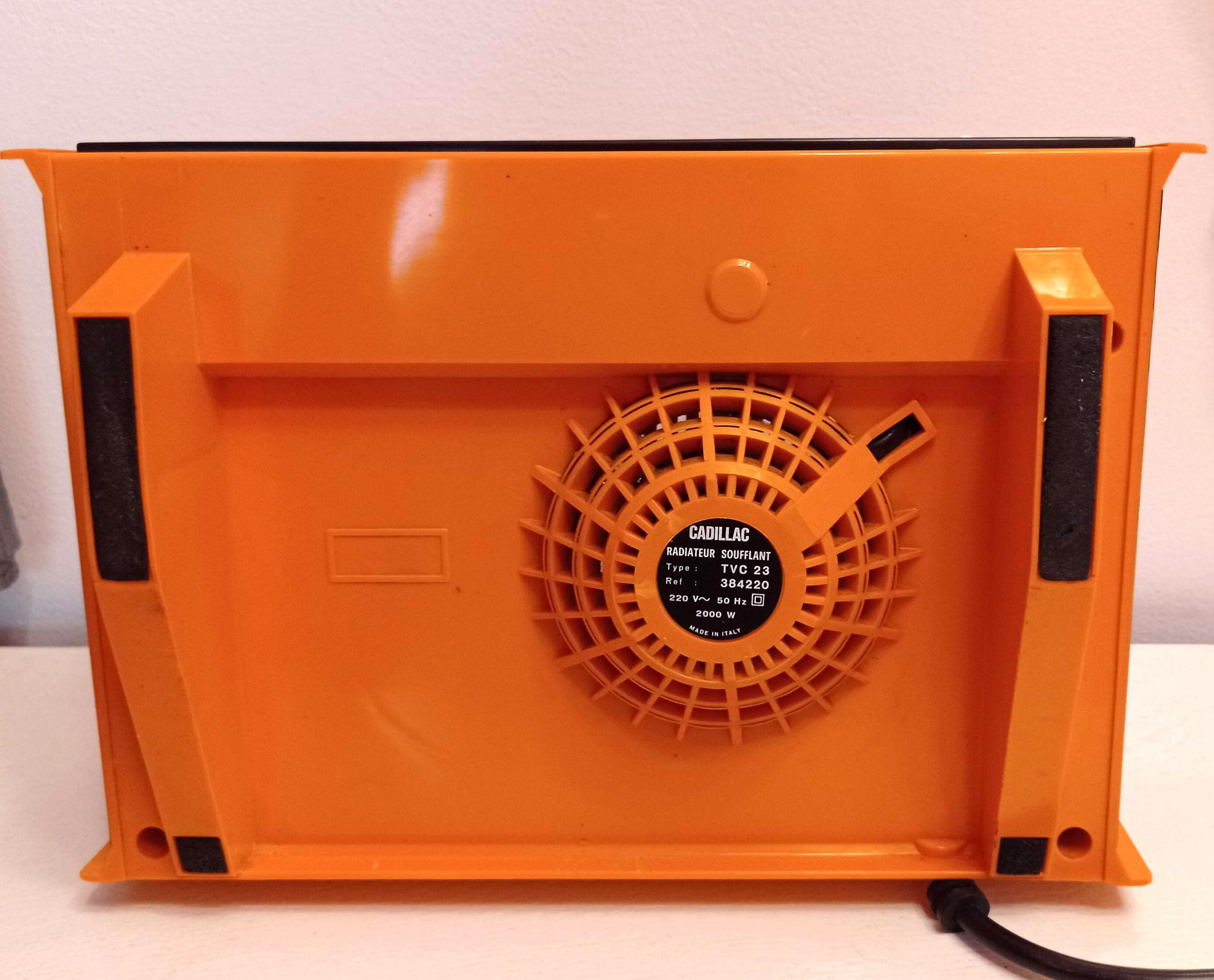 Ventilateur vintage cadillac orange