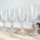 6 glasses of red wine crystal of Arques model Louvre