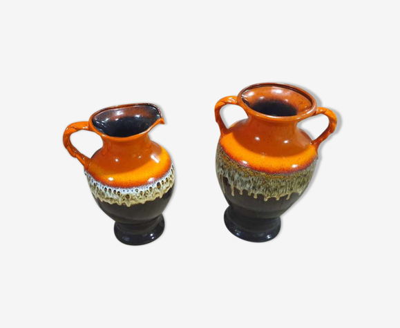 Lot de 2 vases vintage
