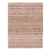 5x6 Unique Wall Hanging Option, Vintage Wool Area Kilim Rug, 148x191Cm