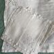 Embroidered tea tablecloth and towels