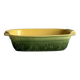 Plat à four en céramique, motifs floraux