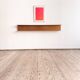 Teak wall shelf by Wilhelm Renz for Walter Wirz Mid Century Design