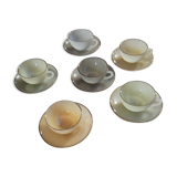 Harlequin arcopal cups