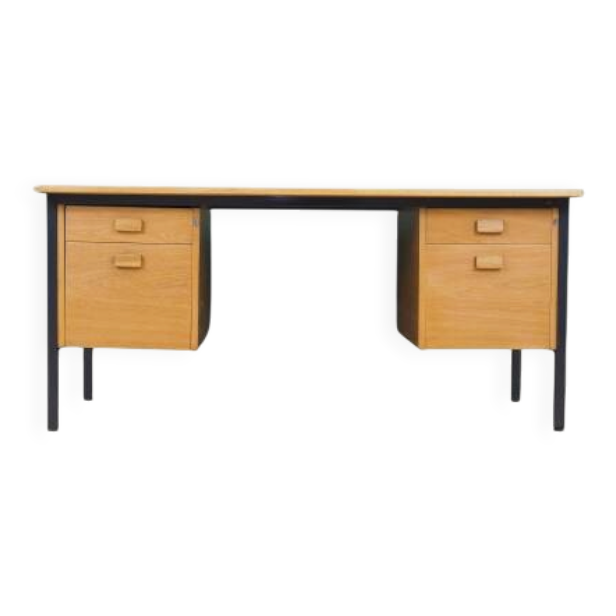 Ash desk, Danish design, 1980s, production: Labofa Møbler