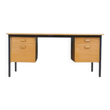 Ash desk, Danish design, 1980s, production: Labofa Møbler