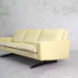 Mid-Century Scandinavian Leather Sofa, 1960s