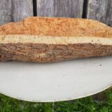 Old centerpiece cup empty pocket in natural cork vintage