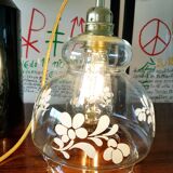 Suspension vintage globe lamp