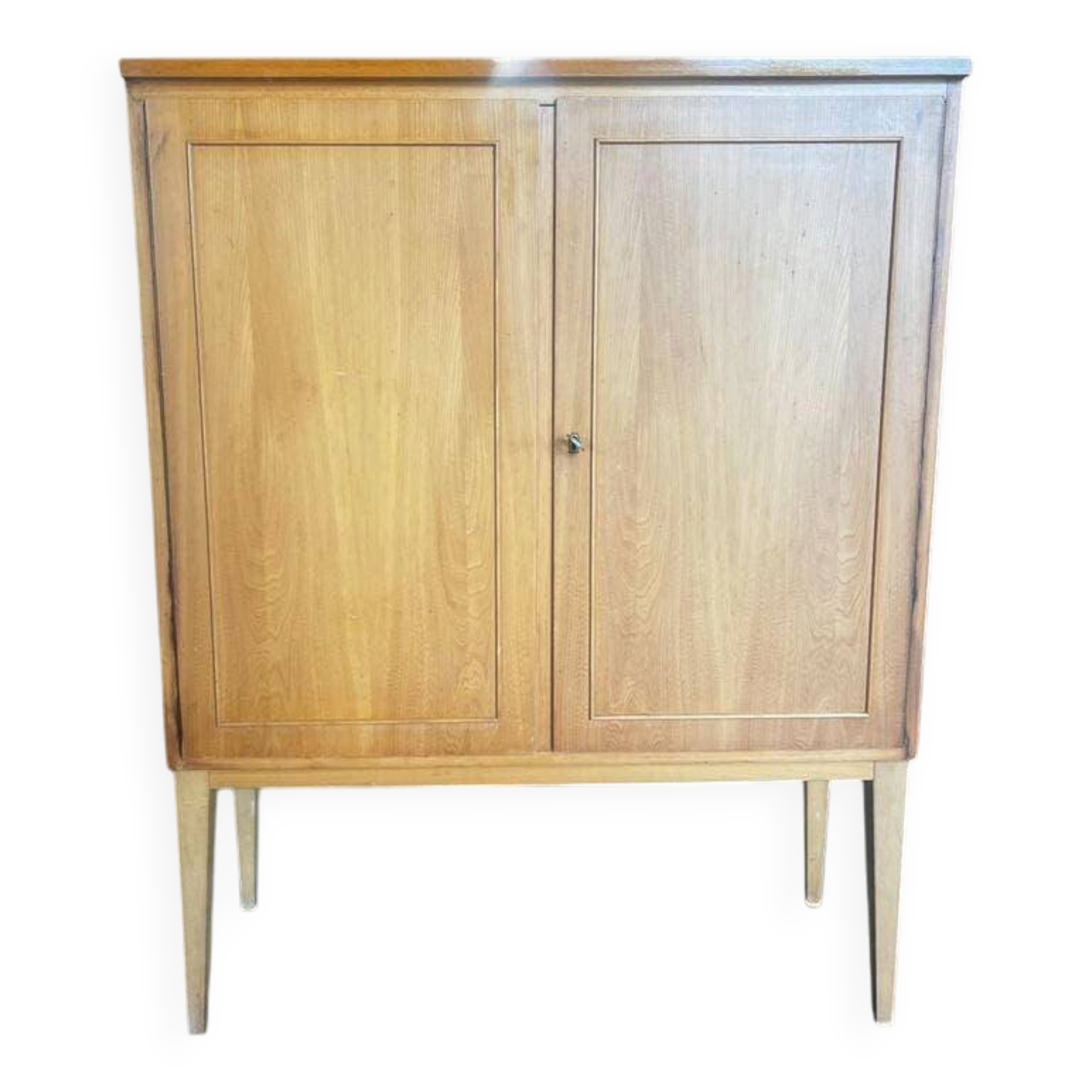 Vintage shallow wooden armoire / WK Môbel armoire