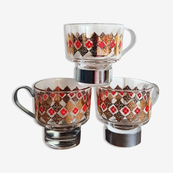 Glass coffee mugs