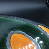 Abstract decorative dish in bright colors
