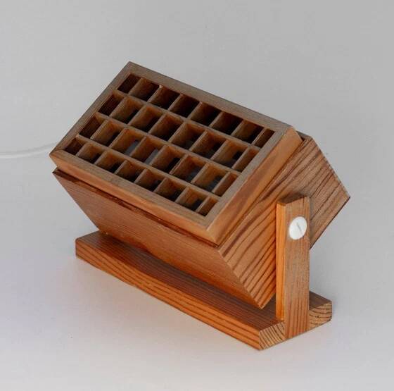 Pine wall lamp - Sweden, 1970s