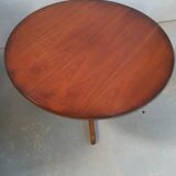 Table ronde extensible baumann en merisier