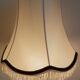 2 handmade lampshades in satin silk canvas