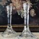 Pair of Italian Crystal Candlesticks 1970
