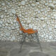 Chaise vintage Les Arcs en cuir, éditée par Dal Vera