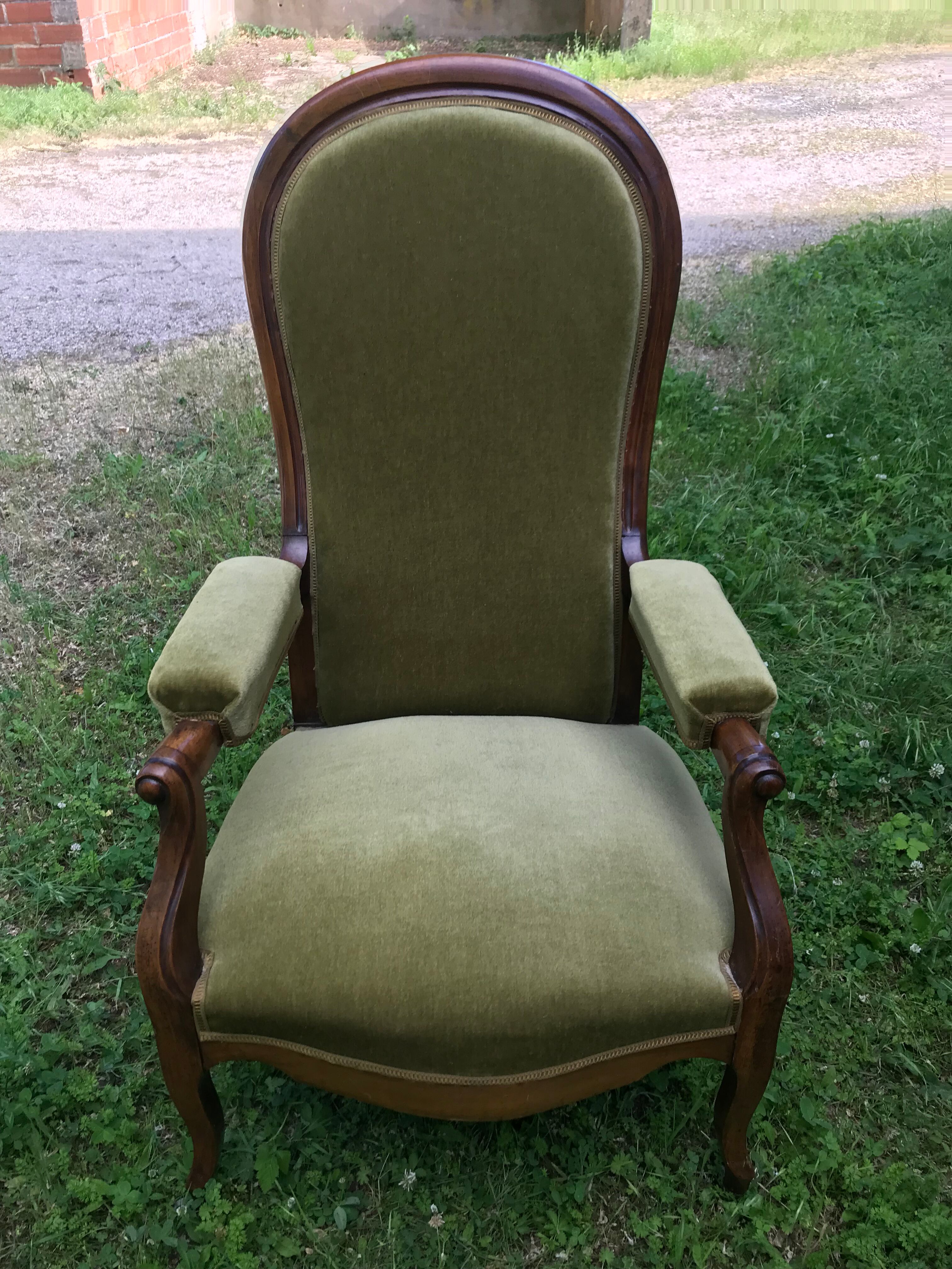 Old Voltaire armchair
