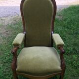 Old Voltaire armchair