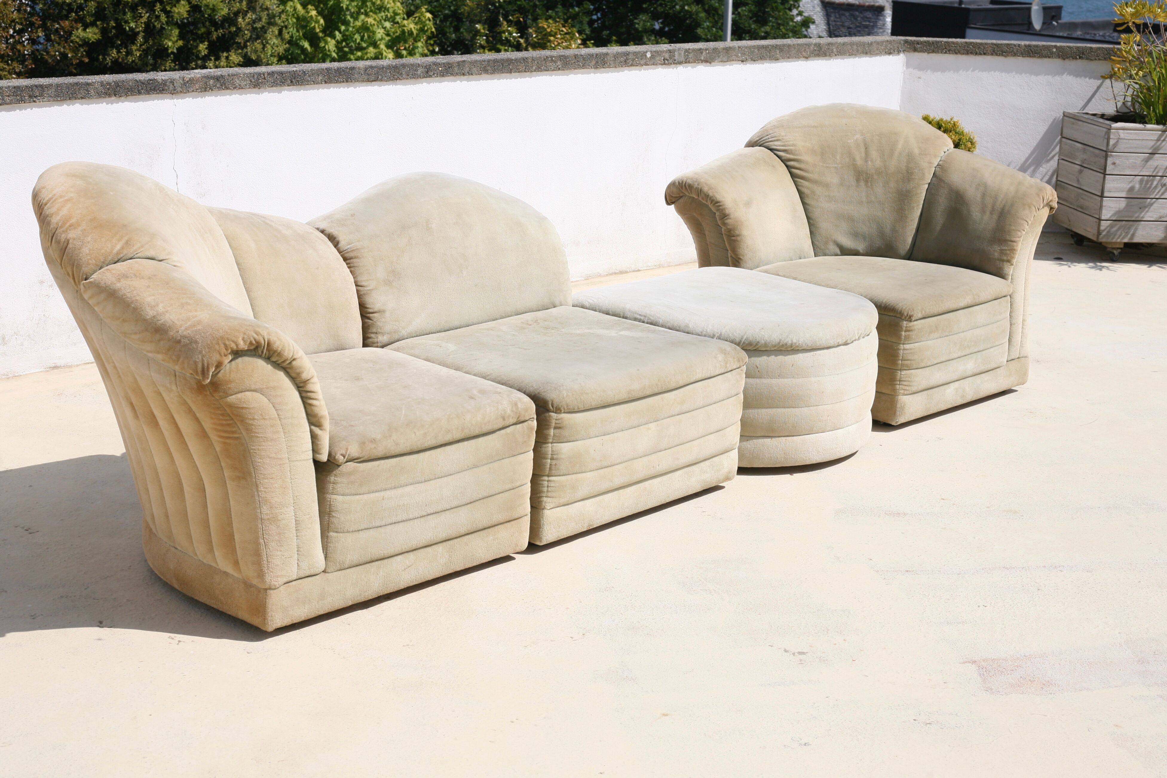 Modular sofa "waves". Roche-Bobois. France, circa 1970
