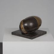 Sculpture en bronze intrigante de Jos van Vreeswijk, Pays-Bas, 20e siècle