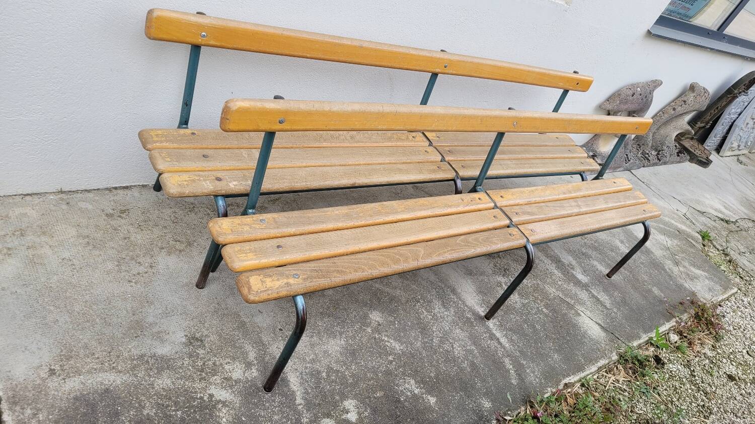 Pair of Mullca nursery school benches 1950s