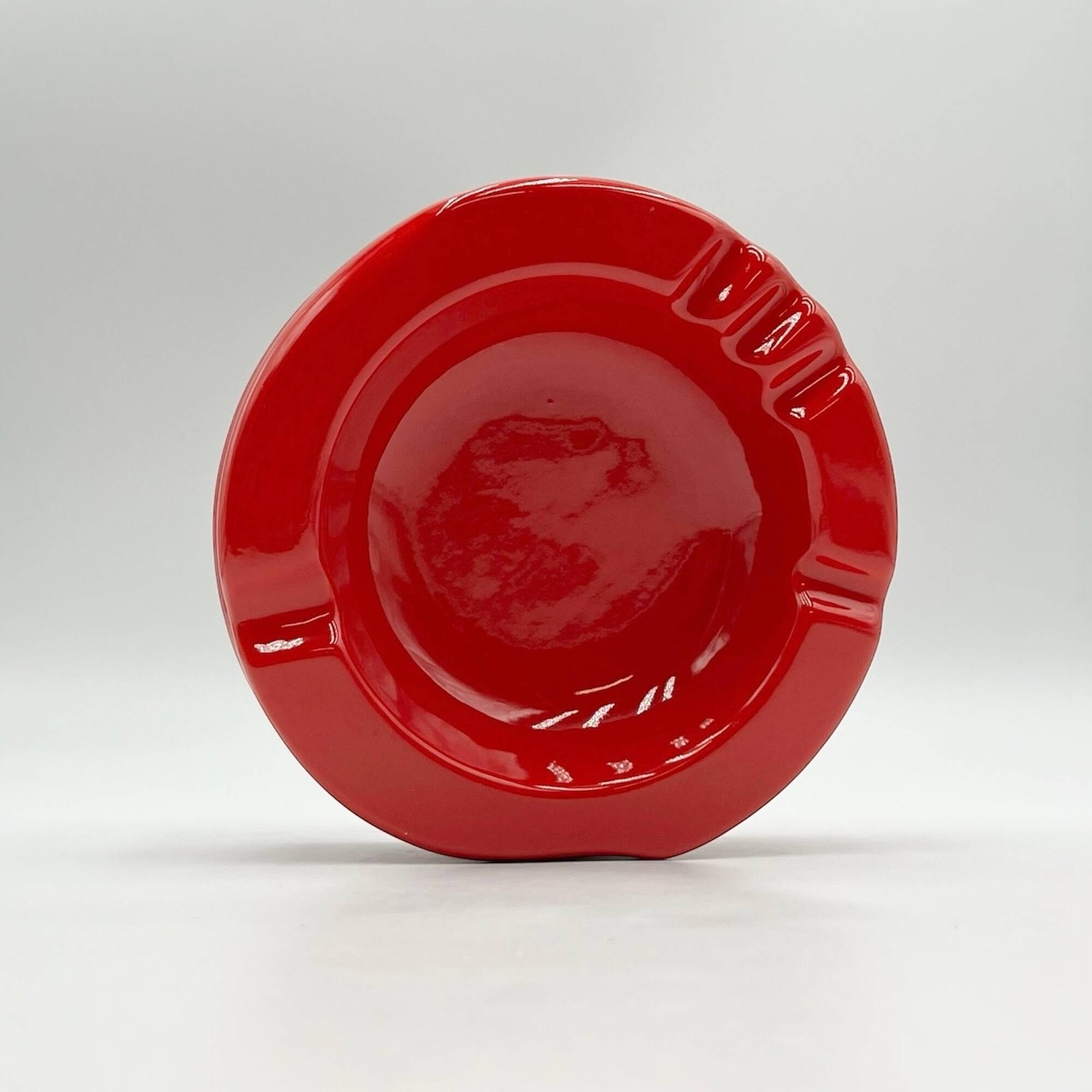 60s Ceramic Decor by Pareschi Laveno: Ashtray and Vase Set