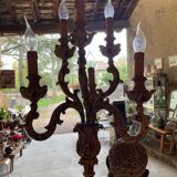 Nubian torch floor lamp