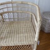Rattan armchair