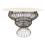 Table/planter wire table