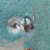 Vintage Early 20th Century Middle Eastern Ceramic Vase - Turquoise Glaze