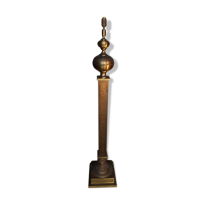 lampadaire colonne laiton