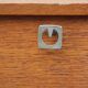 Bedside table spindle feet