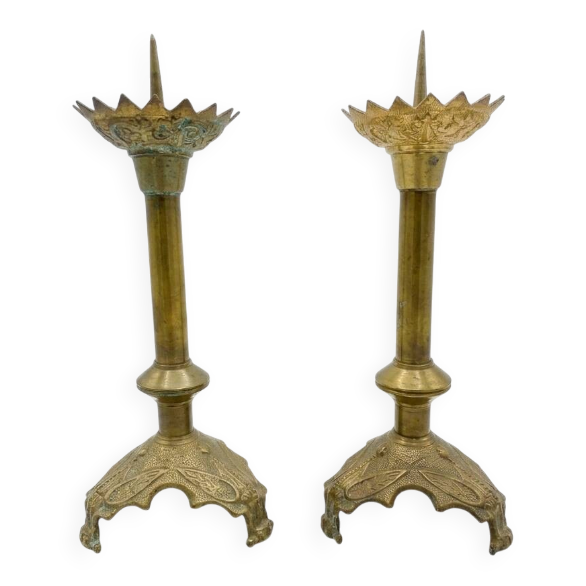 Pair of antique candlesticks