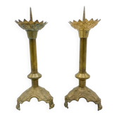 Pair of antique candlesticks