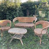 Rattan garden furniture