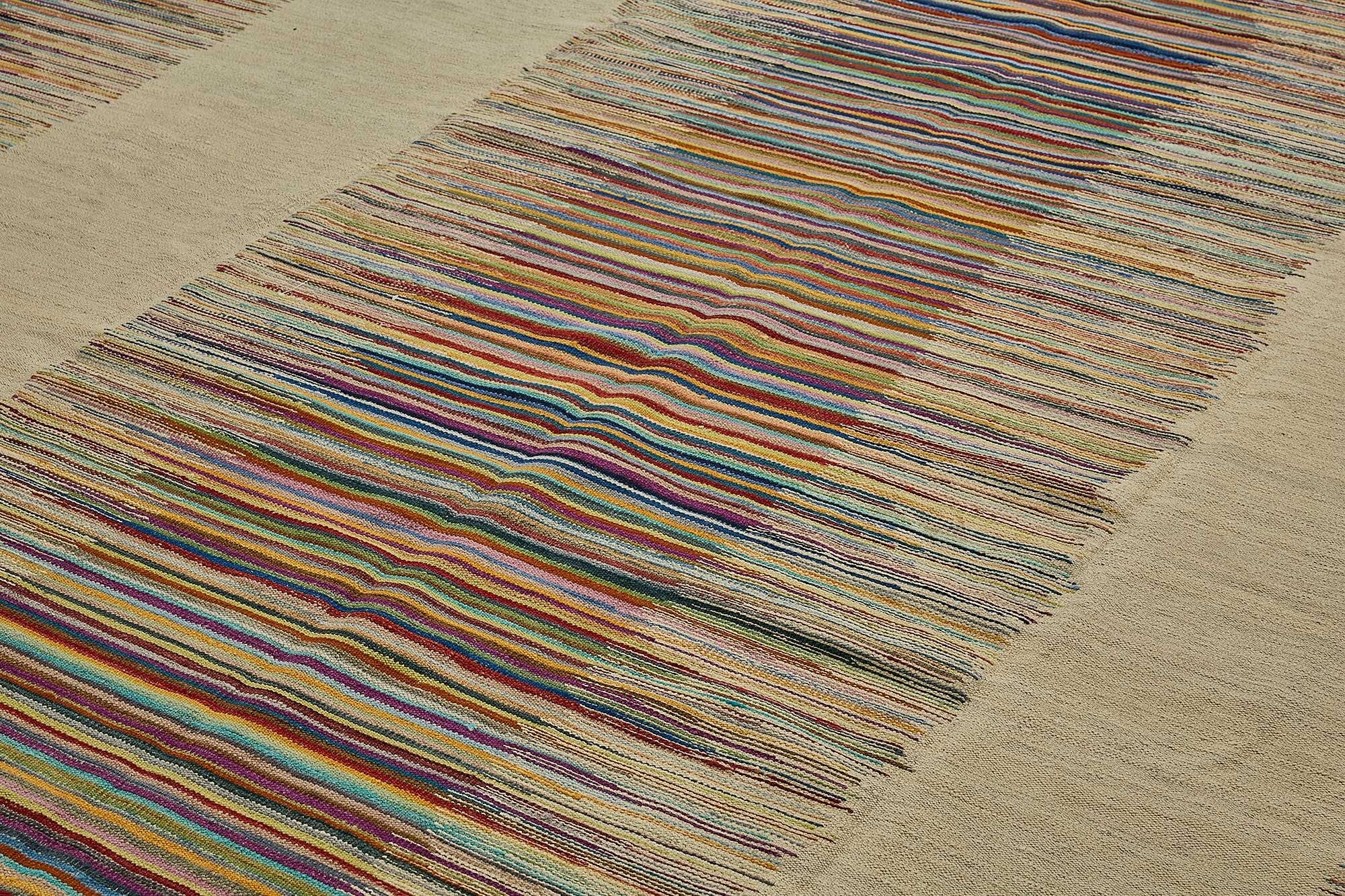 Contemporary Tribal Decorative Kilim 321 cm x 408 cm