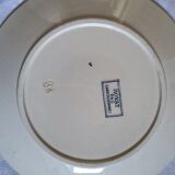 Lot de 21 assiettes anciennes en terre de fer