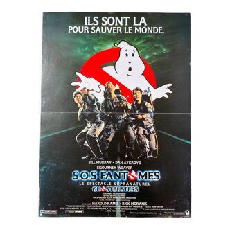 Affiche cinéma SOS Fantomes 1984